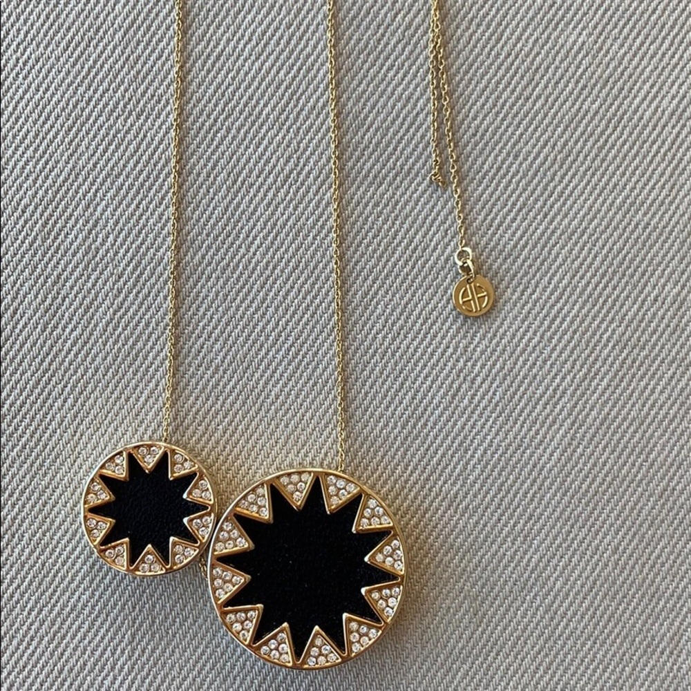 House of Harlow 1960 Double Starburst Necklace - Picture 4 of 12